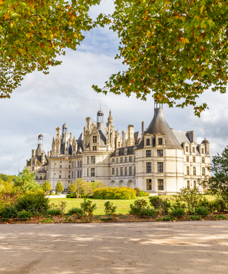 Le château de Chambord et la vallée de la Loire