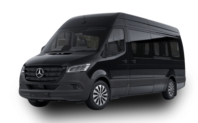 Mercedes Sprinter – VIP minibus with private chauffeur in Paris